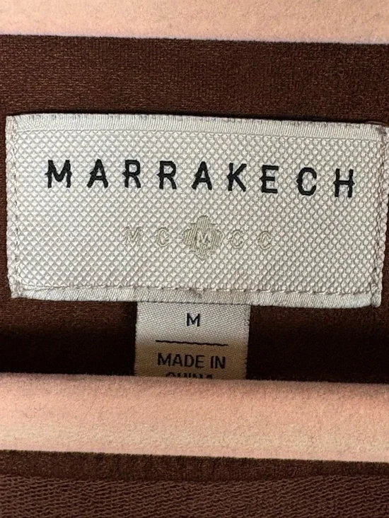 Women’s Brown Moto Jacket - Classic Zip Front - Picture 3 of 7